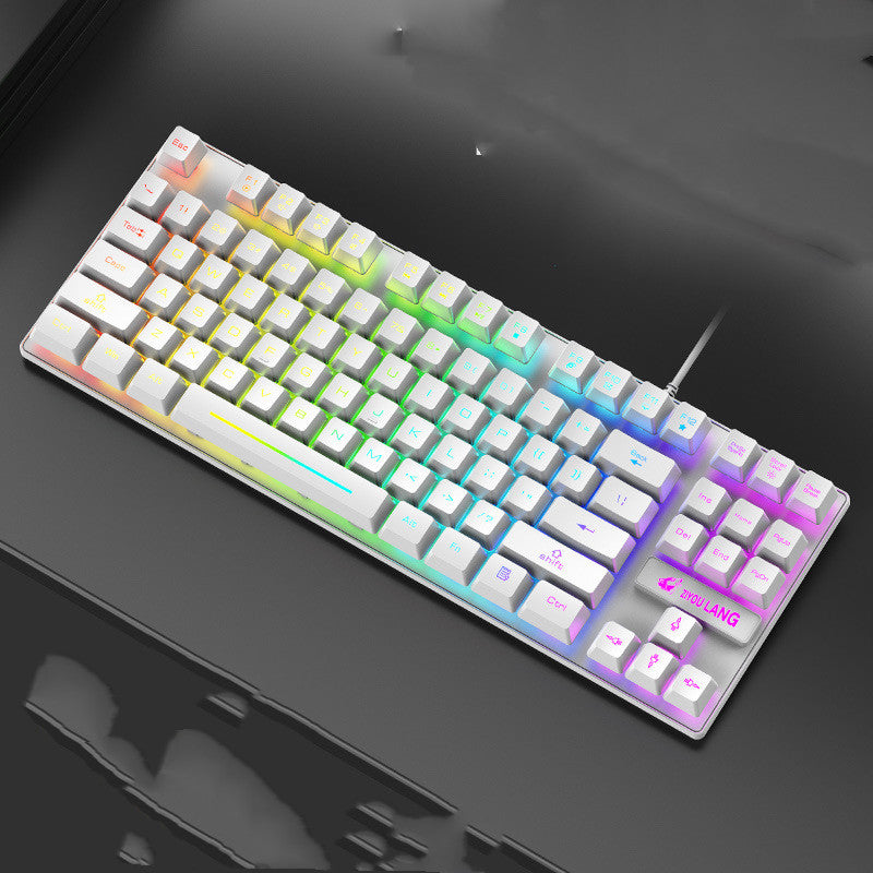 87-Key RGB Mechanical Gaming Keyboard – TKL, Wired USB