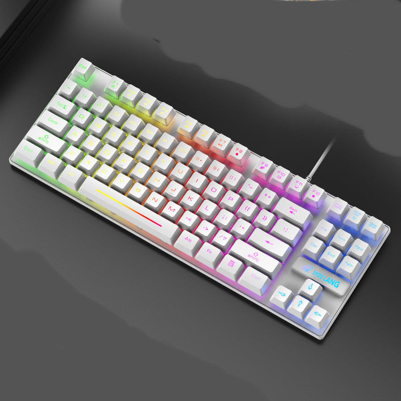 87-Key RGB Mechanical Gaming Keyboard – TKL, Wired USB