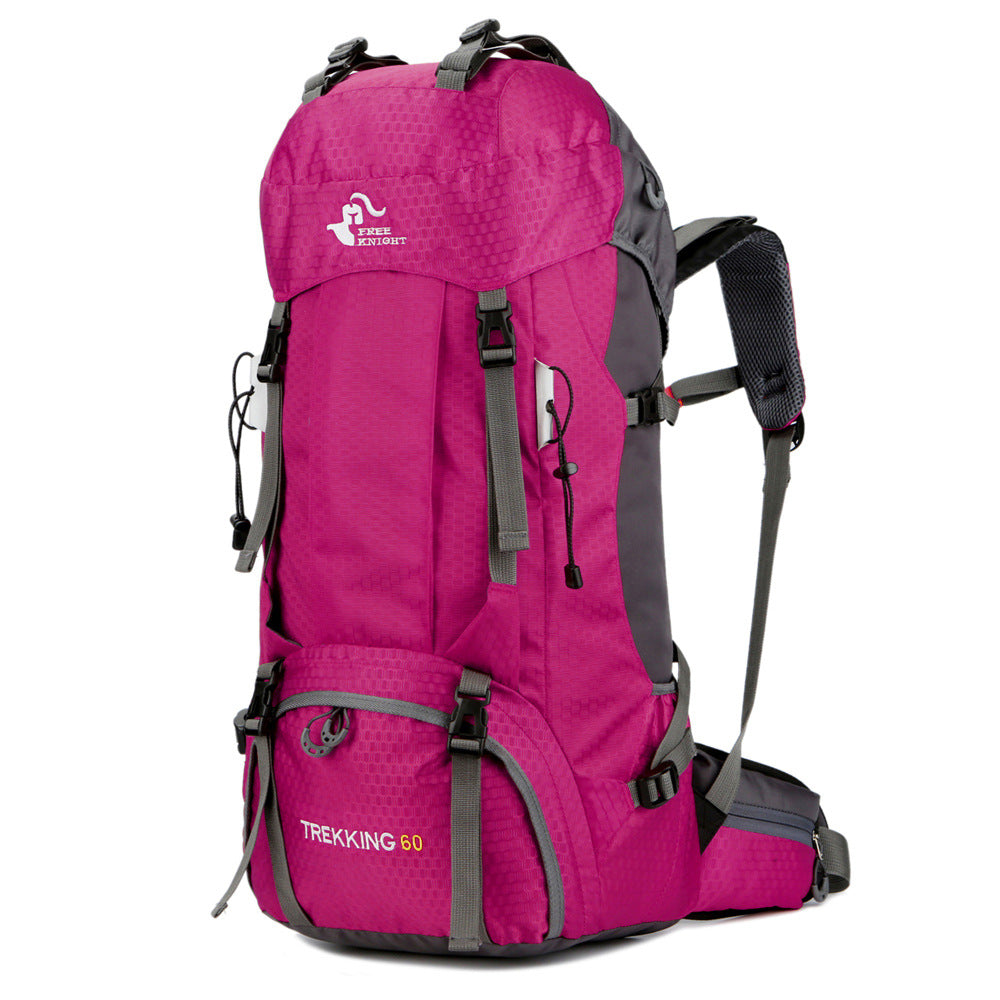 حقيبة ظهر أوكسفورد للتسلق سعة 36-55 لتر – حقيبة ظهر منظمة للمشي لمسافات طويلة والتخييم بستة ألوان