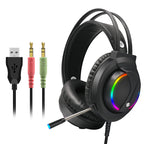سماعة الألعاب Tuner K1 | صوت محيطي 7.1، إضاءة RGB، ميكروفون، USB و 3.5 ملم