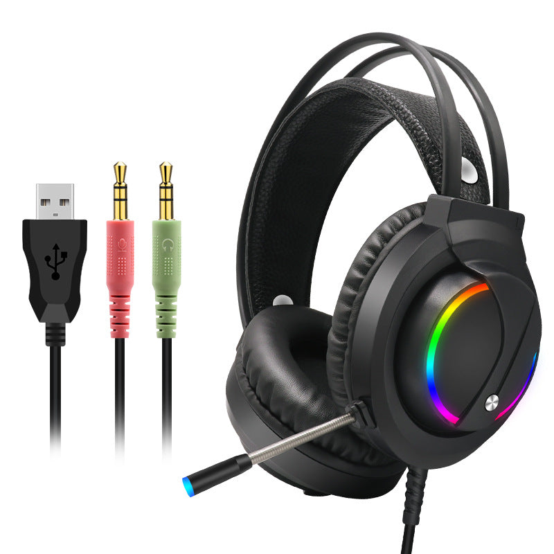 سماعة الألعاب Tuner K1 | صوت محيطي 7.1، إضاءة RGB، ميكروفون، USB و 3.5 ملم