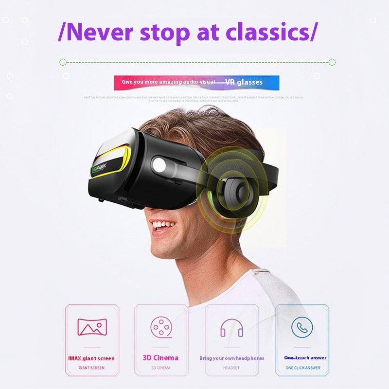 J60 Smart VR Glasses – 1080p HD All-in-One VR Headset with Bluetooth & Game Controller