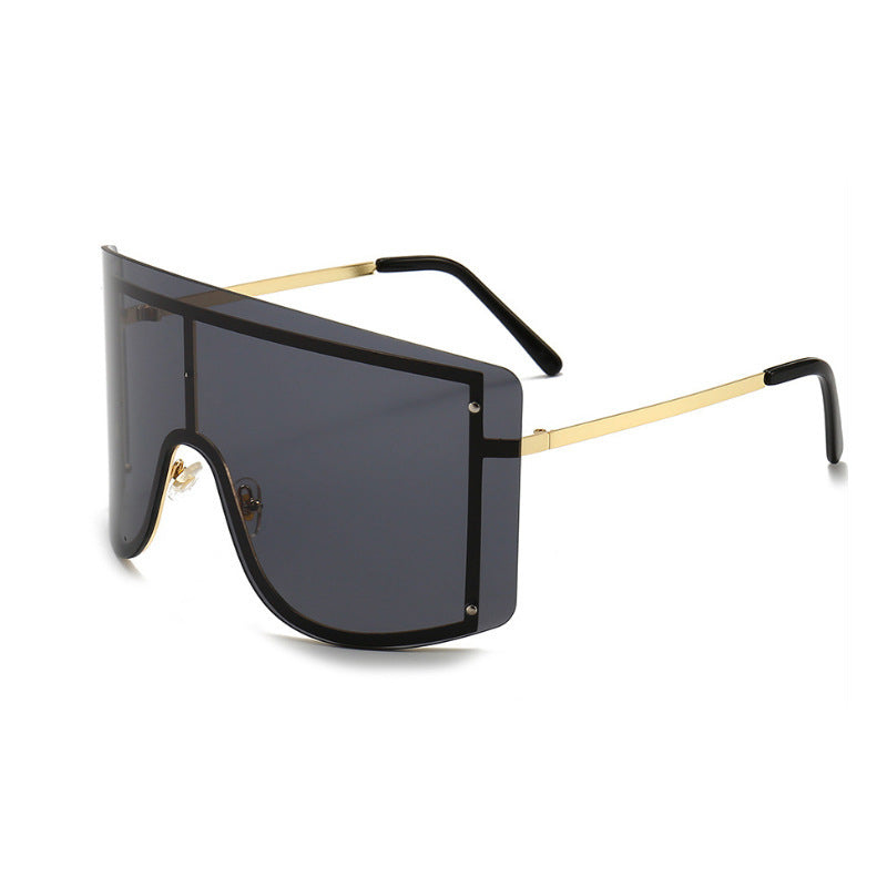 Women Square Polarized Glass Lens Sunglasses