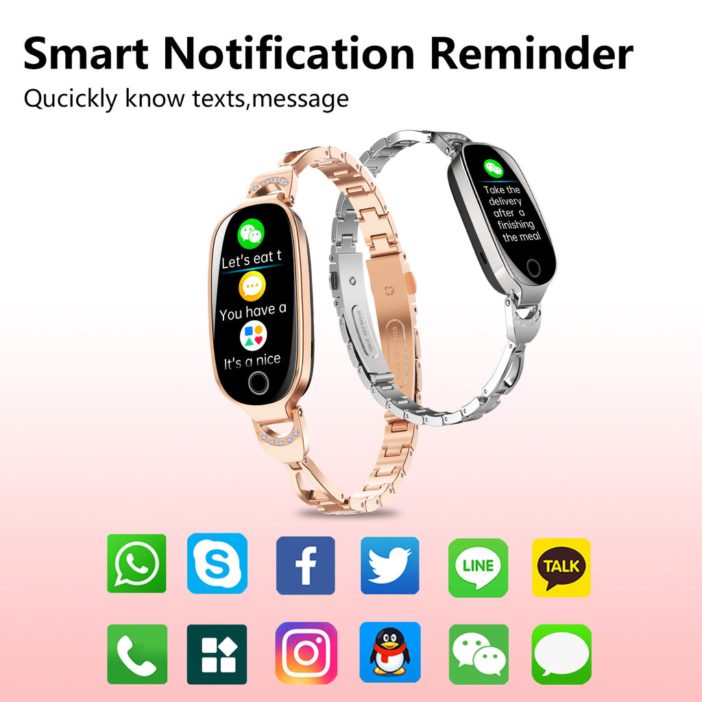 Women's Smartwatch – Heart Rate, Menstrual Cycle & Health Tracker