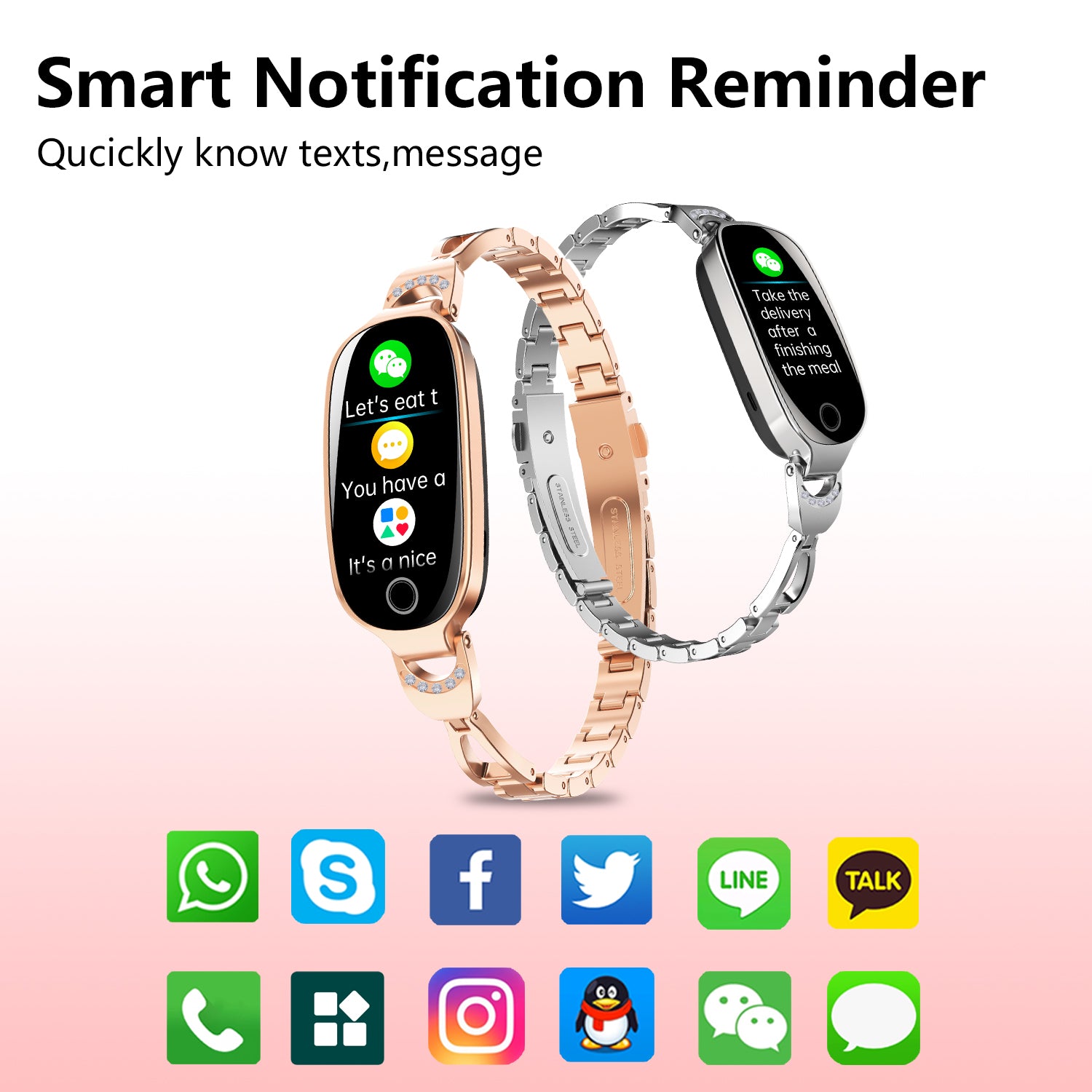 Women's Smartwatch – Heart Rate, Menstrual Cycle & Health Tracker