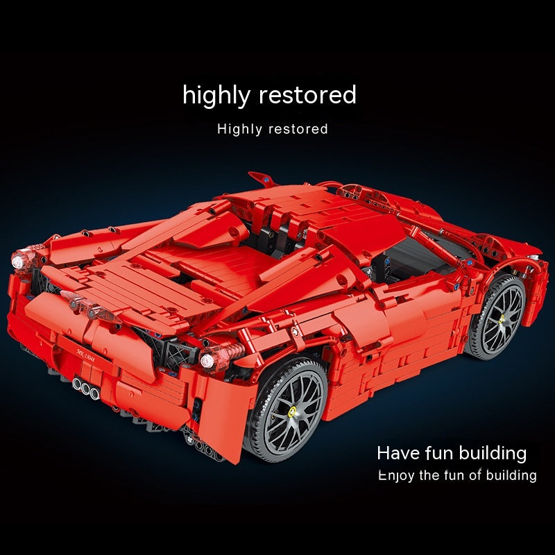 Red Spider Sports Car Building Block Toy – 2083pcs APP & Remote Control Electric RC Set