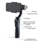 3-Axis Handheld Phone Gimbal Stabilizer | 330° Adjustable Speed for Smartphones up to 6.5"