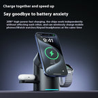 3-in-1 Magnetic Wireless Charger | 20W Fast Charging Stand for Phone, Watch & Earphones