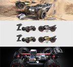 Brushless RC Drift Car 55km/h – 4WD High-Speed Remote Control Truck with Double Shell