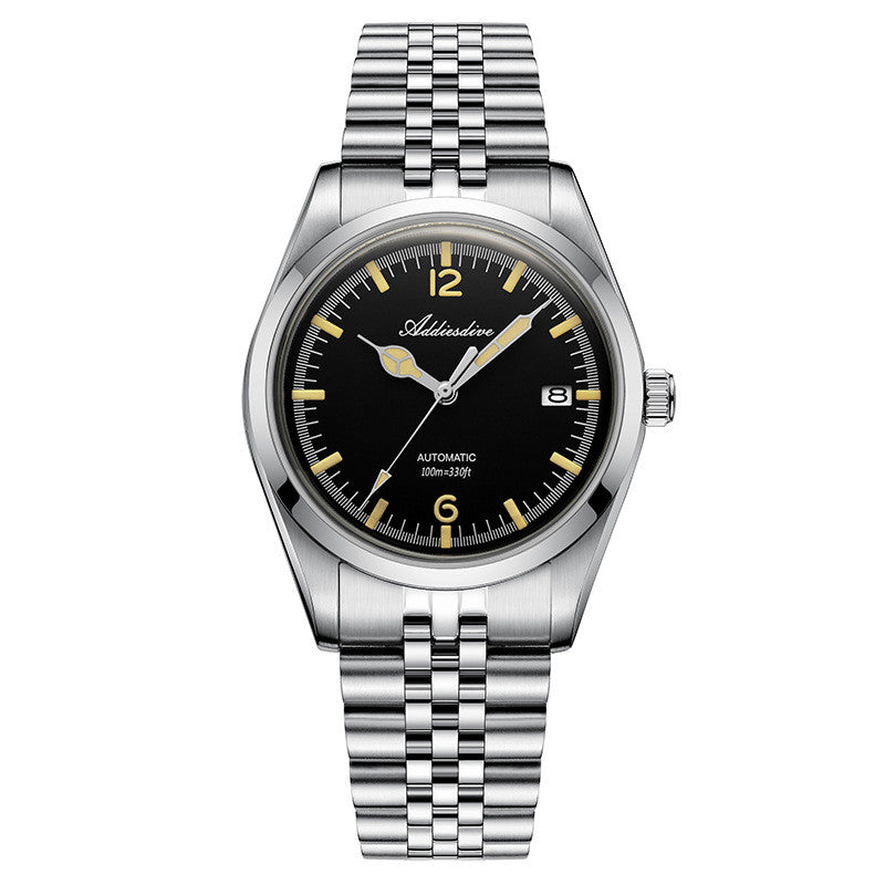 316L Stainless Steel Automatic Mechanical Watch – Business Style | Hooriva