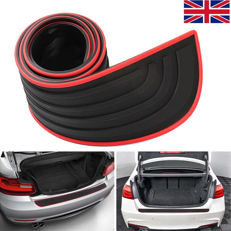Car Rear Bumper Protector Strip | Anti-Scratch Rubber Sill Guard, 90cm | HOORIVA