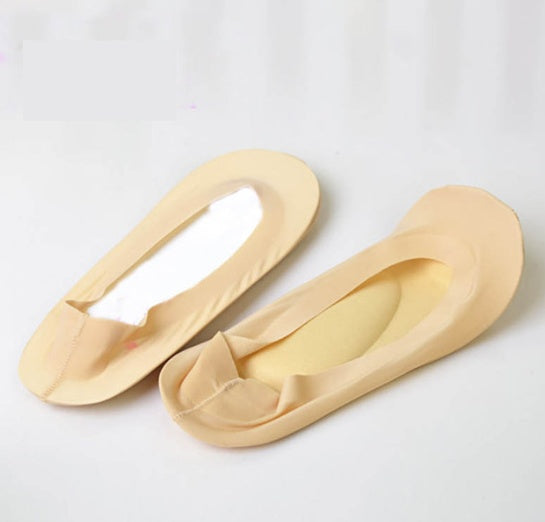 3D Air Cushion Invisible Boat Socks | Massage Sole, Silicone Grip, No-Show Women's Socks | HOORIVA