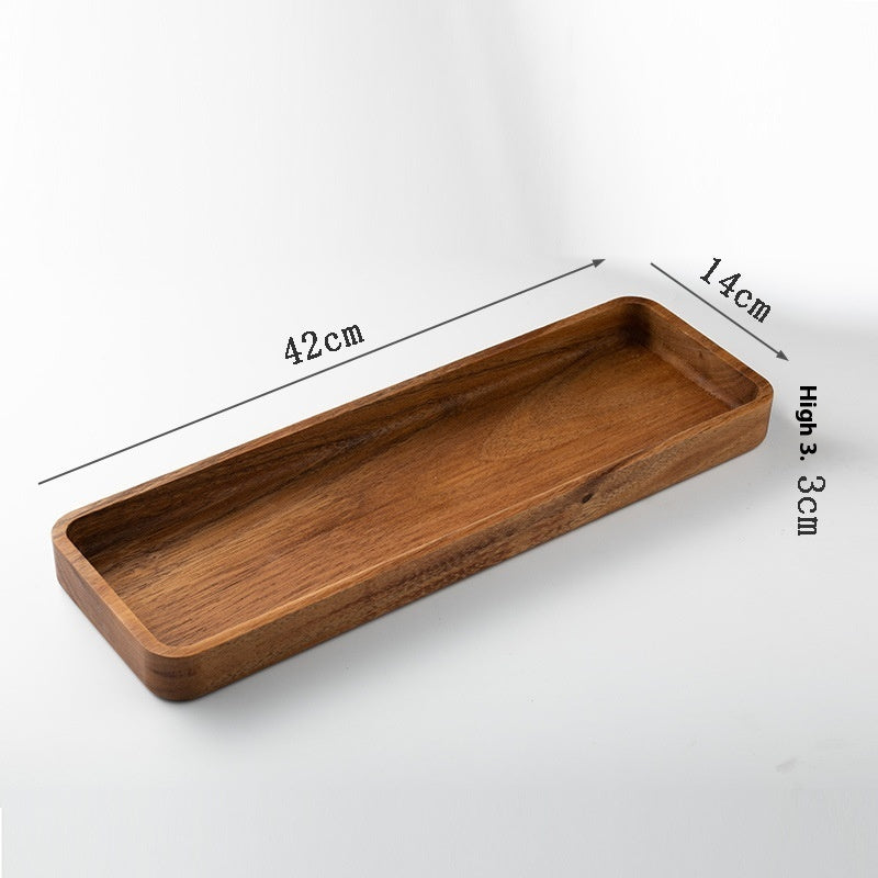 Walnut Wooden Serving Tray | Fruit & Storage Tray – Multiple Sizes