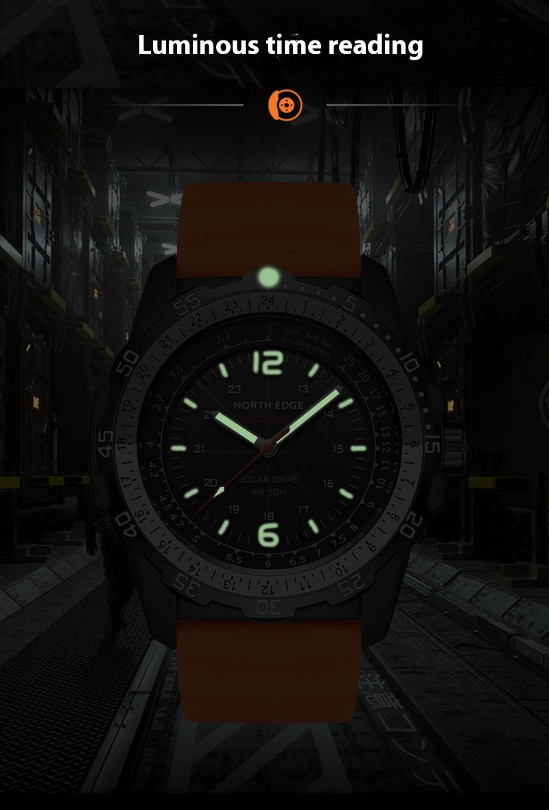 EVOQUE2 Solar Powered Sports Watch | Eco-Drive, Waterproof, 21+ Day Battery