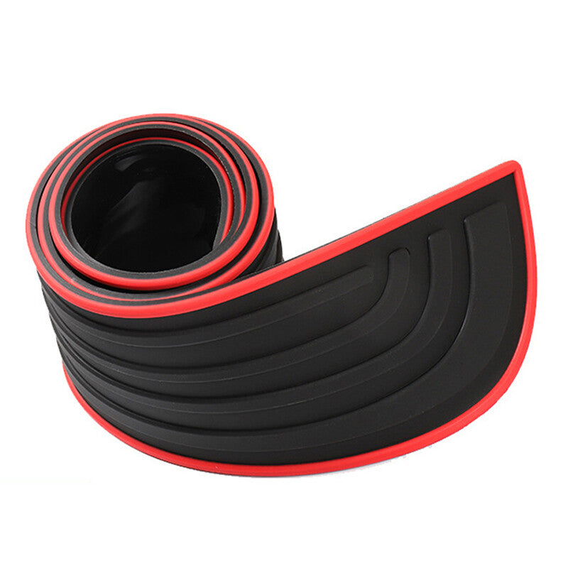 Car Rear Bumper Protector Strip | Anti-Scratch Rubber Sill Guard, 90cm | HOORIVA