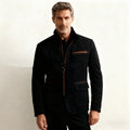Men's Stand-Up Collar Zip-Up Jacket | Casual Vintage Outerwear, S–3XL, 3 Colours | HOORIVA