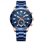 Men's Business Quartz Watch | Waterproof Two-Tone Wristwatch in 4 Colourways
