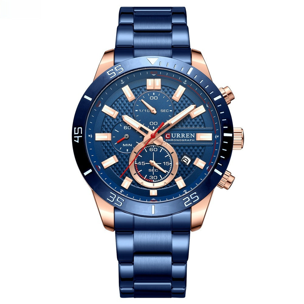 Men's Business Quartz Watch | Waterproof Two-Tone Wristwatch in 4 Colourways