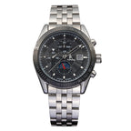 Men's Mechanical Watch | Transparent Case Back, Luminous, Calendar, 43mm Dial