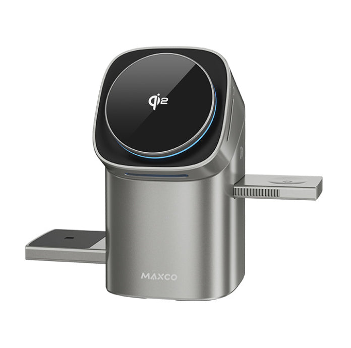 3-in-1 Qi2 Magnetic Wireless Charger – Fast Charge for iPhone, AirPods & Apple Watch | Hooriva
