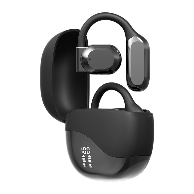 M62 Ear-Hook Bluetooth Headset – AI Translation & Breathing Light | Hooriva