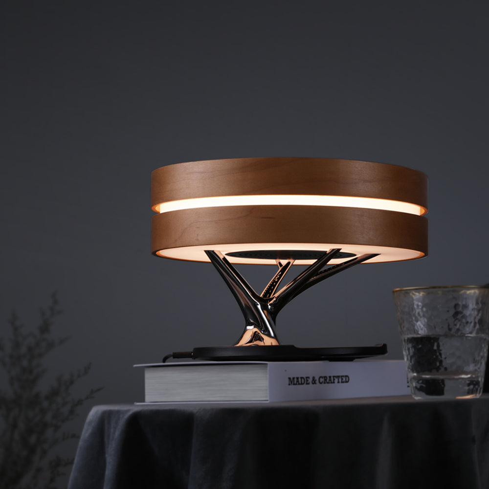 3-in-1 Smart Desk Lamp | Bluetooth Speaker & Wireless Charger, LED, Dual Colour Temp | HOORIVA