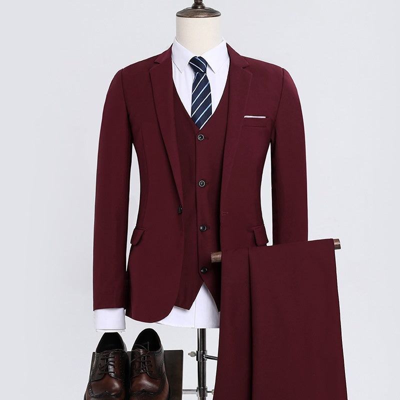 Men's Formal Suit Trousers | Polyester Dress Pants, S–6XL, 5 Colours | HOORIVA