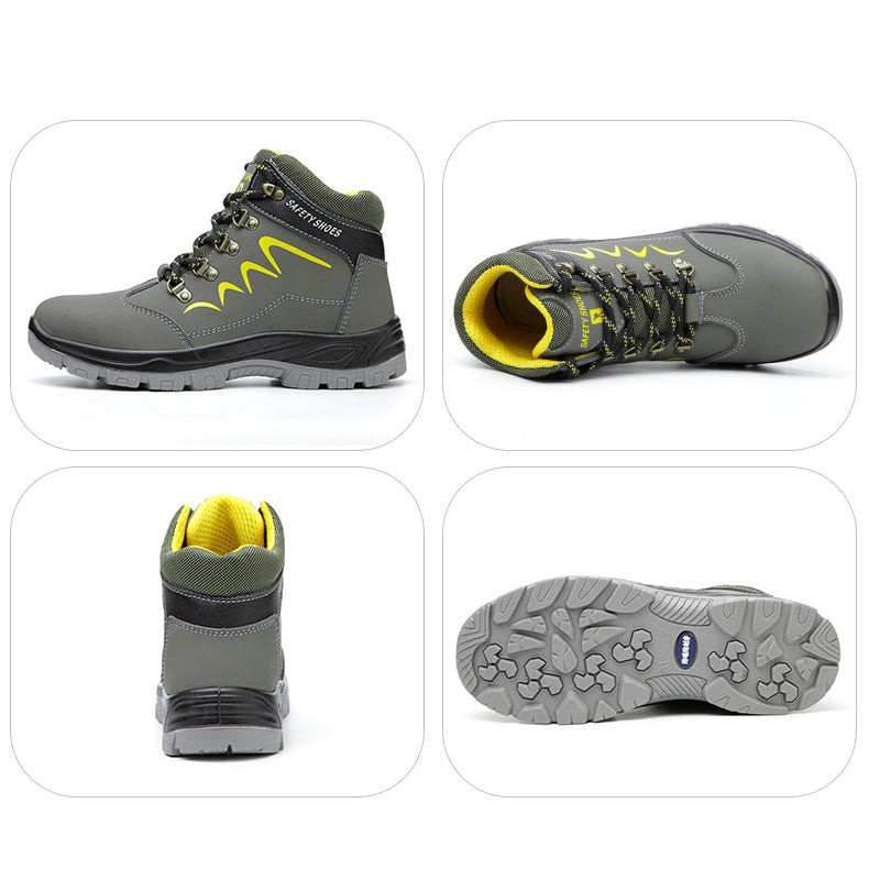 Puncture-Resistant Safety Work Shoes – Anti-Stab, Shock Absorbing & Breathable | Sizes 36–45
