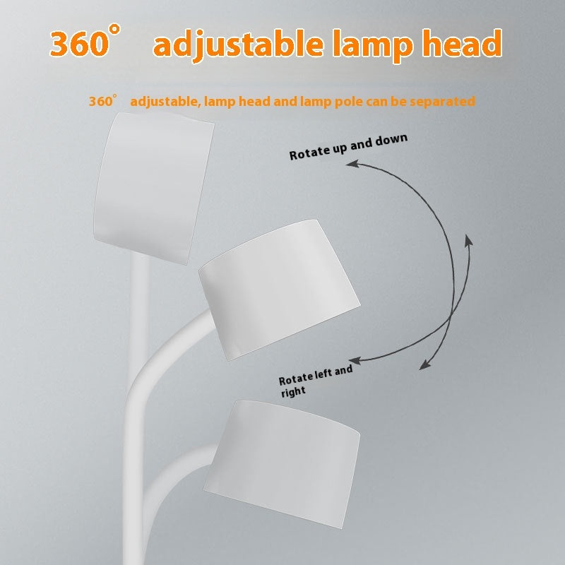 Smart Desk Lamp with Wireless Charging, Digital Clock & Alarm – Eye Protection | Hooriva