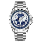 Quartz Watch – 30M Water Resistant, Mineral Glass, Stainless Steel | Hooriva