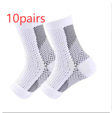Compression Ankle Support Sleeves – Open Toe, Breathable Mesh