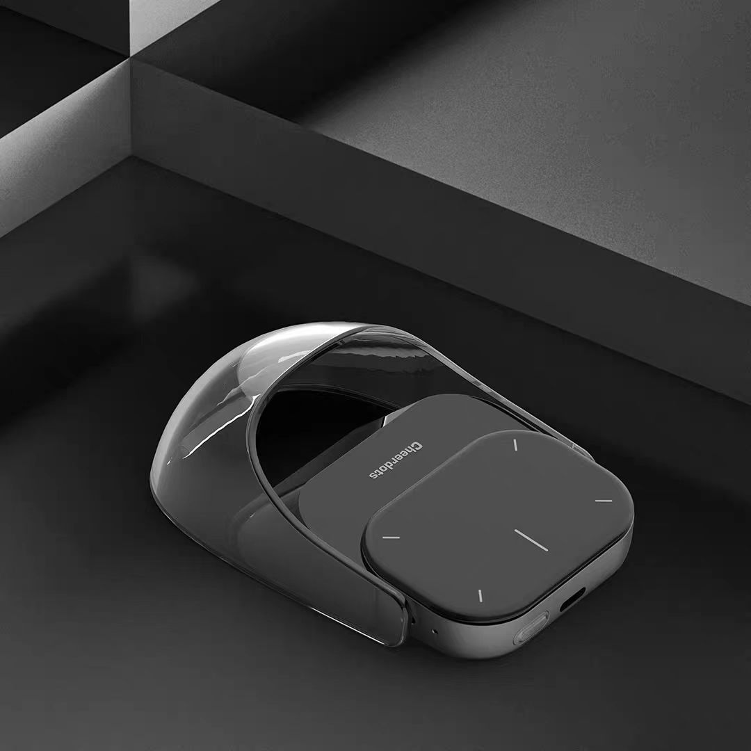 Smart Split Air Mouse with Wireless Charging | Laser Pointer, AI Voice, USB-C | HOORIVA