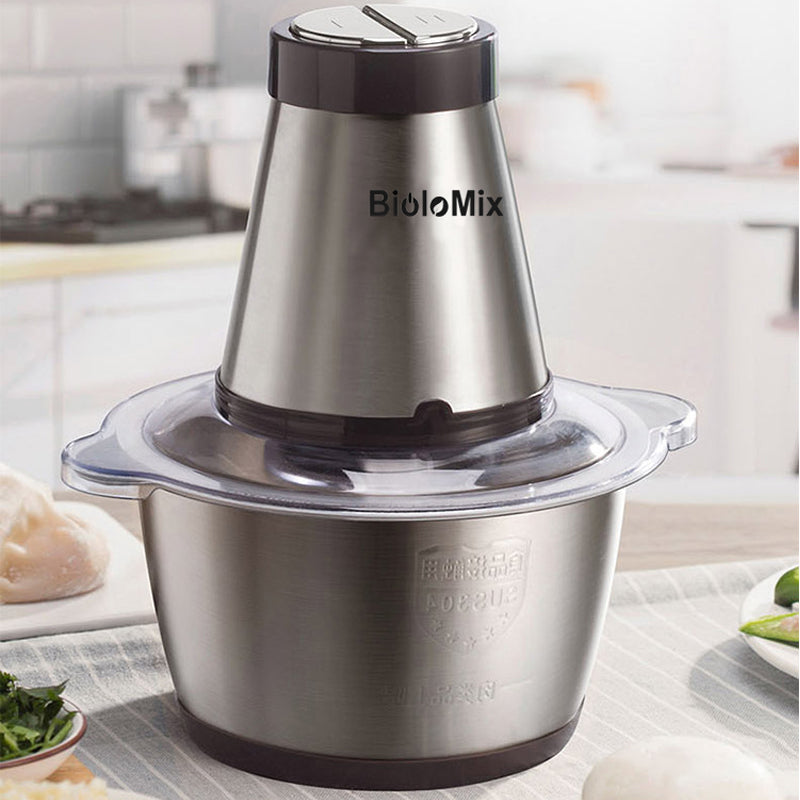 500W Two-Speed Stainless Steel Meat Grinder