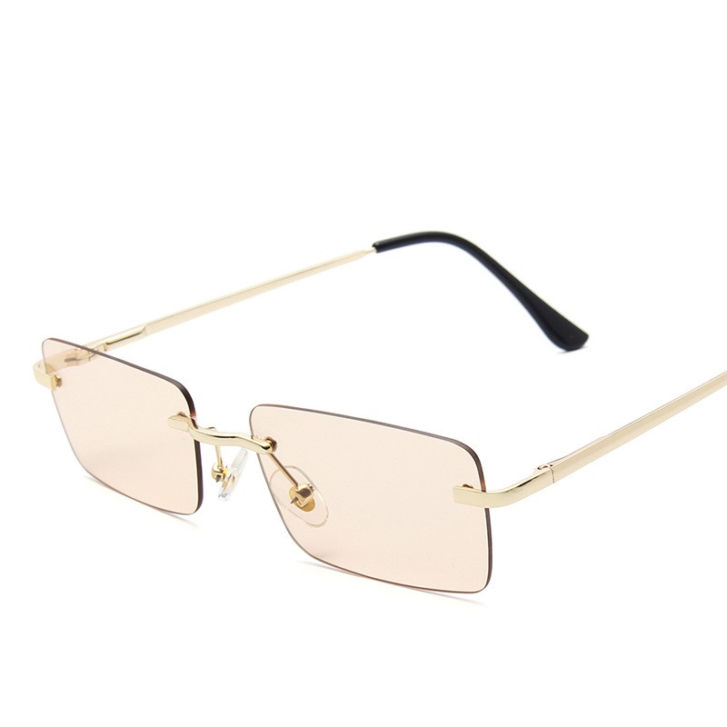 Women's Small Frame Sunglasses | Clip-Style Metal Frame | Tinted Lenses