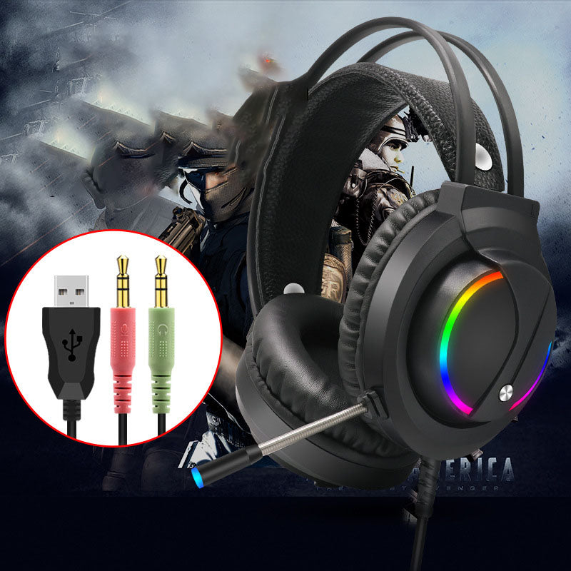 Tuner K1 Gaming Headset | 7.1 Surround Sound, RGB, Microphone, USB & 3.5mm