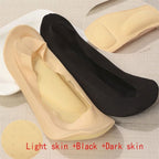 3D Air Cushion Invisible Boat Socks | Massage Sole, Silicone Grip, No-Show Women's Socks | HOORIVA