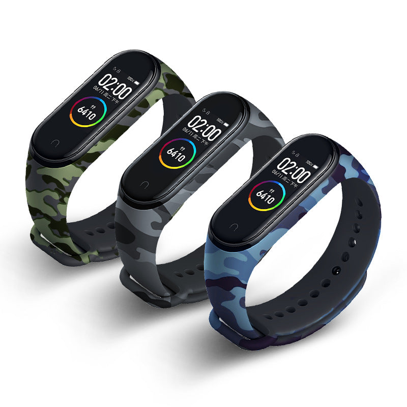 Camouflage Sports Watch Strap | TPU Waterproof Band for Smart Watches | HOORIVA