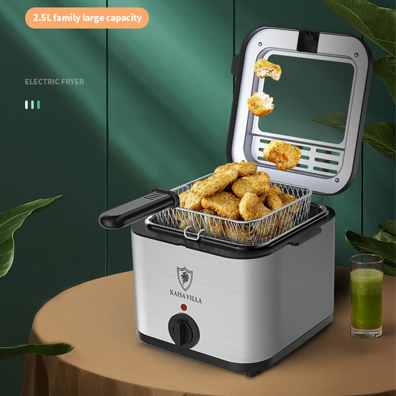 Visual Multifunctional Electric Air Fryer | 2.5L Skewer & French Fries Machine | EU/UK/US