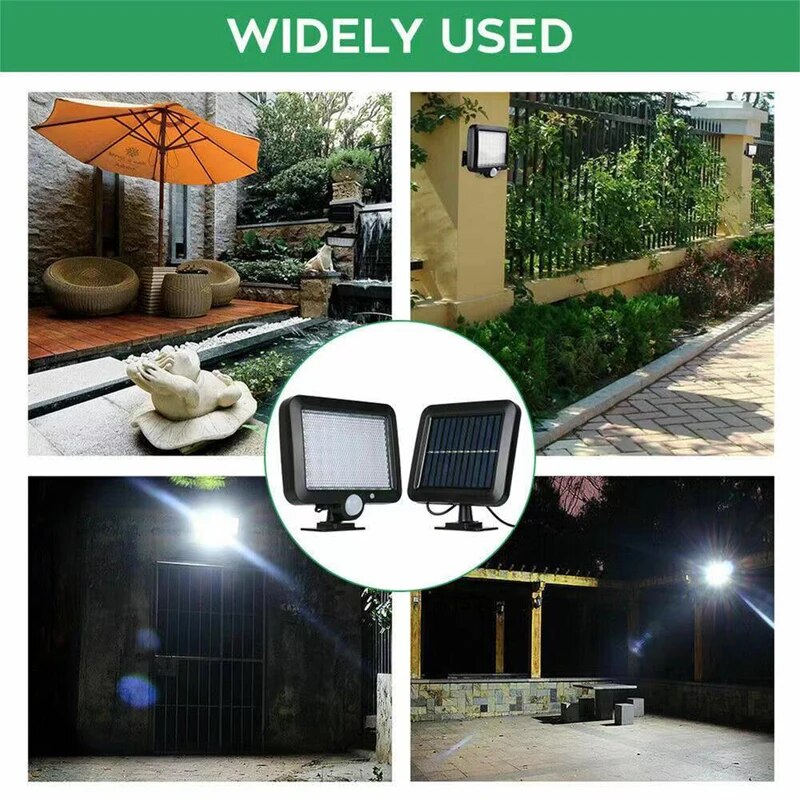 Solar Motion Sensor Wall Light with Remote Control