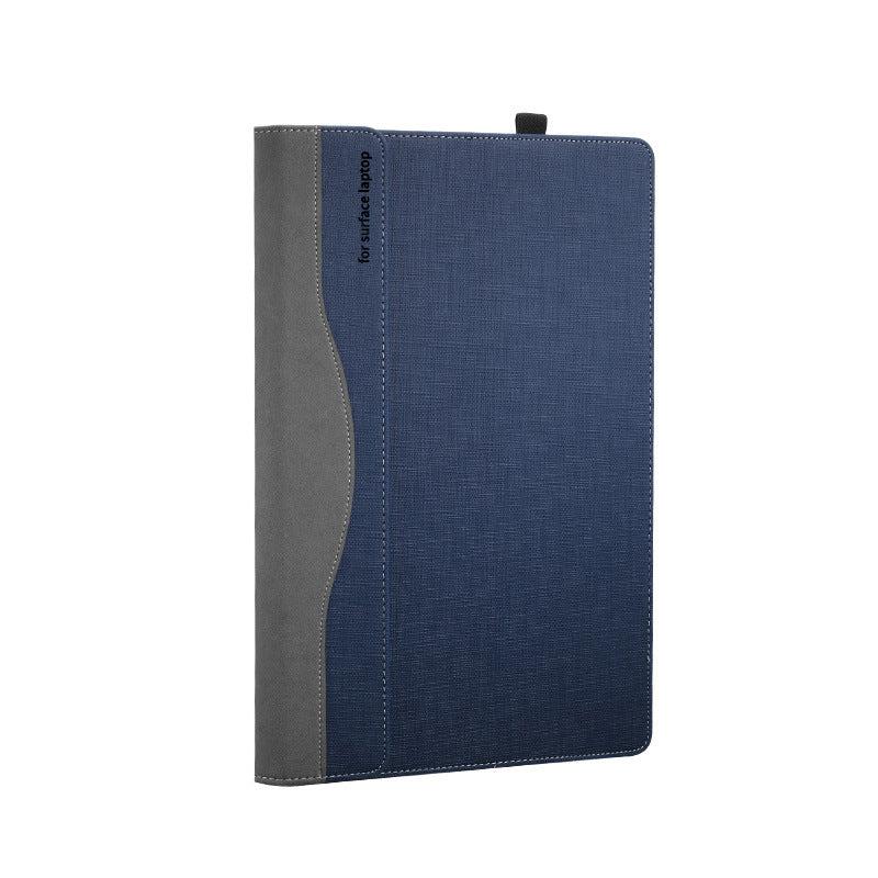 13.5 Inch Faux Leather Laptop Sleeve — Slim Business Case, 4 Colours