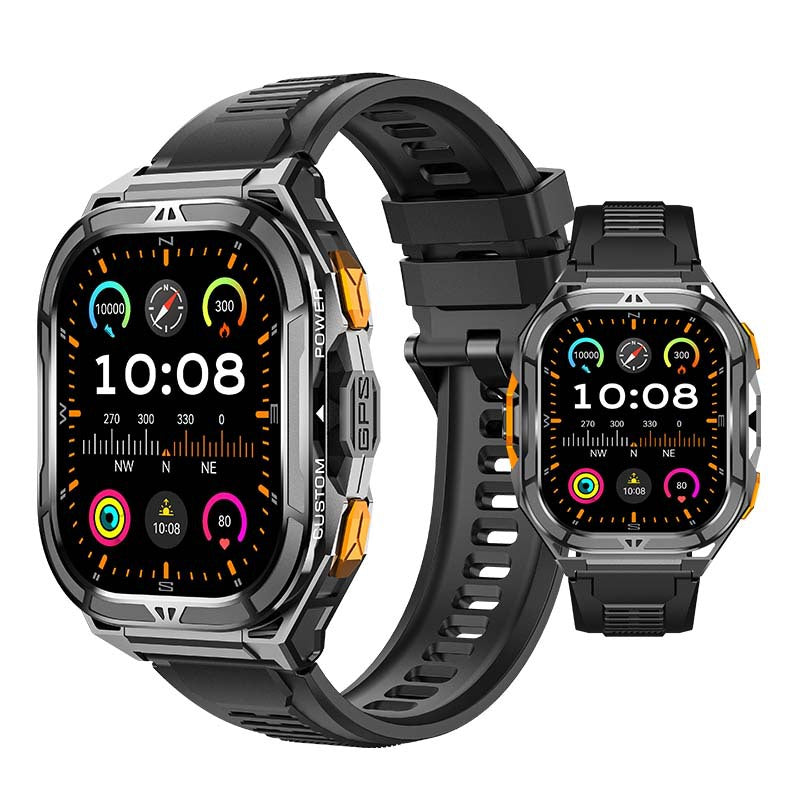 X5 Smart Watch | AMOLED Screen, GPS, Bluetooth Calling, 14-Day Battery, Health Monitor