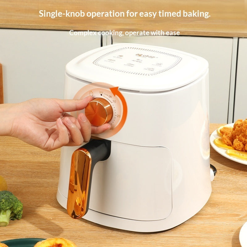 4L Mechanical Air Fryer | 700W, 360° Heating, 2–3 Person, EU/UK/US Plug | HOORIVA