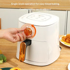 4L Mechanical Air Fryer | 700W, 360° Heating, 2–3 Person, EU/UK/US Plug | HOORIVA