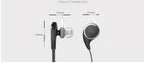 سماعة بلوتوث رياضية داخل الأذن مزدوجة 4.1 مع موجه صوتي باللغة الإنجليزية