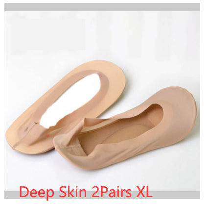 3D Air Cushion Invisible Boat Socks | Massage Sole, Silicone Grip, No-Show Women's Socks | HOORIVA