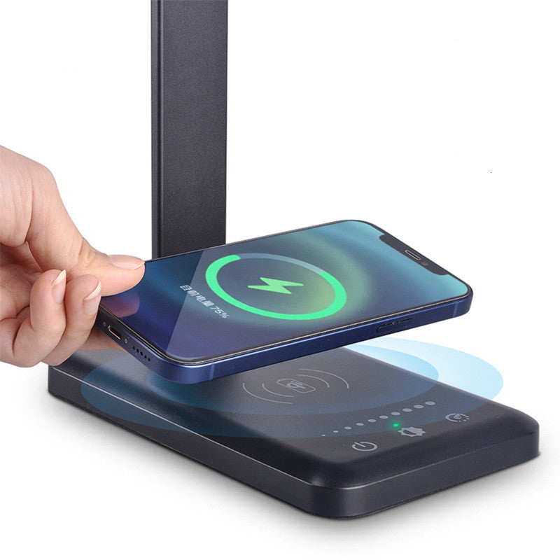 TX13 LED Desk Lamp | 10W Wireless Charging Base | 5 Colour Temperatures | 460LM | EU/UK/US Plug