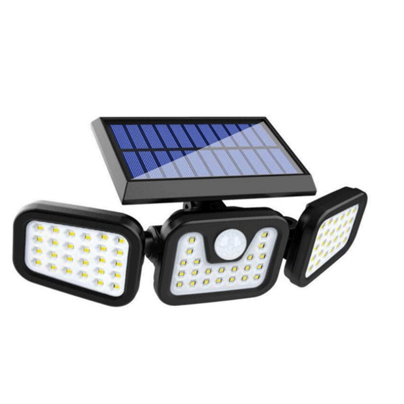 LED Solar Wall Light Human Body Sensor Outdoor