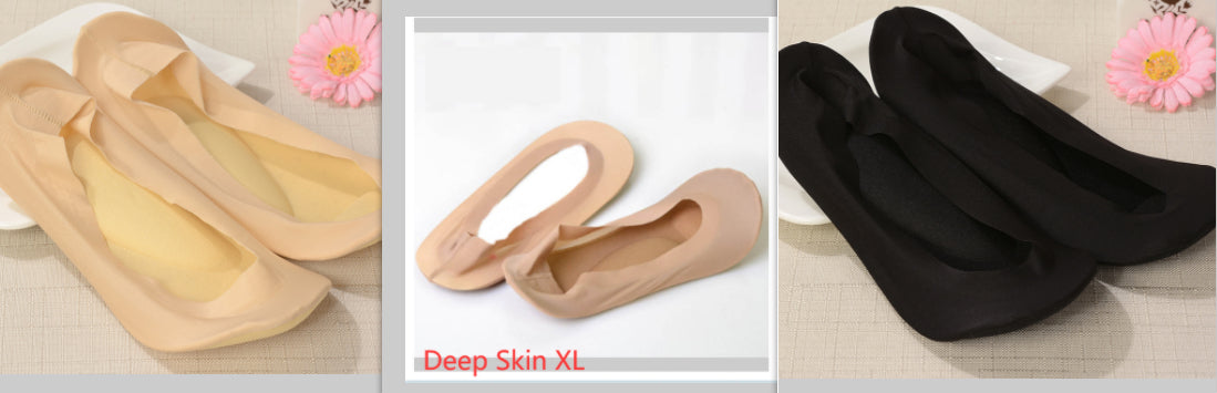 3D Air Cushion Invisible Boat Socks | Massage Sole, Silicone Grip, No-Show Women's Socks | HOORIVA
