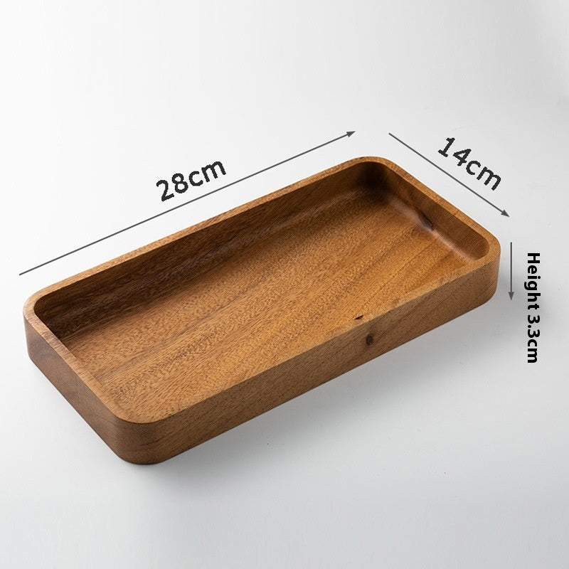 Walnut Wooden Serving Tray | Fruit & Storage Tray – Multiple Sizes