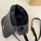 PU Leather Women's Small Square Crossbody Bag — Urban Minimalist, Single Strap, 3 Colours
